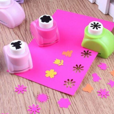 1 PCS Kid Child Mini Printing Paper Hand Shaper Scrapbook Tags Cards Craft DIY Punch Cutter Tool 16 Styles